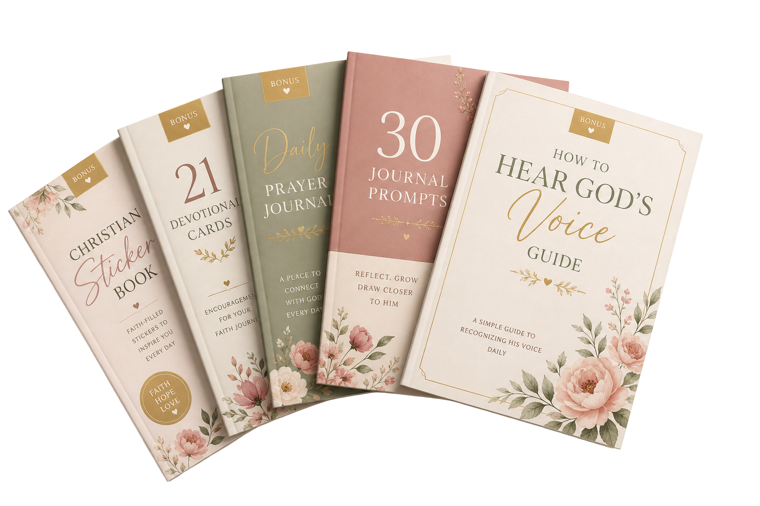 Five bonus ebooks included free with Closer to God in 30 Days